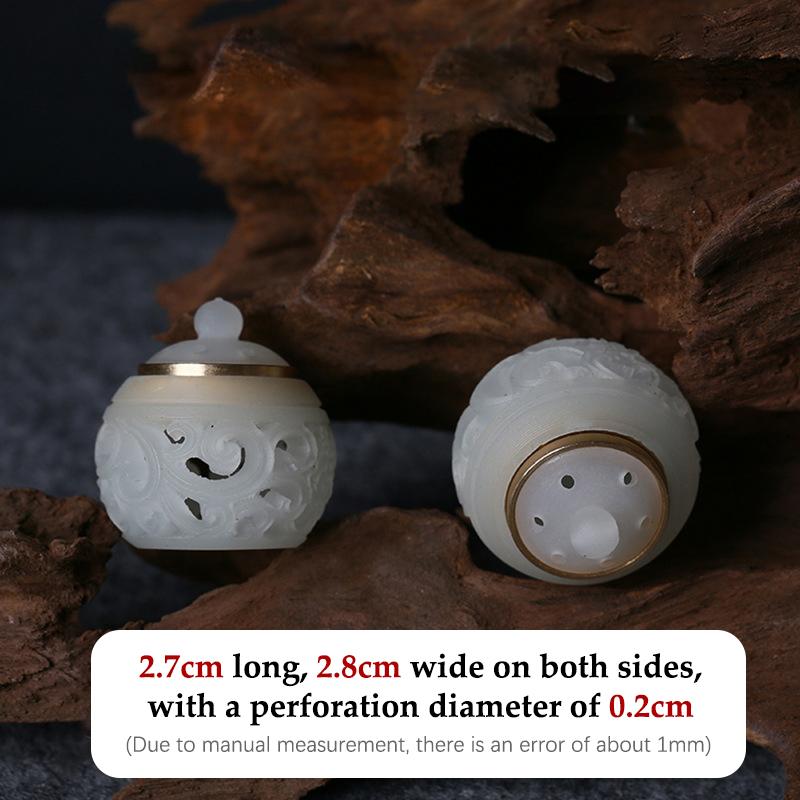 Mini Ornaments Hollowed Out Luminous Stone Sachet Pendant Accessories Diy Jewelry Mobile Phone Chain Keychain Home Decoration