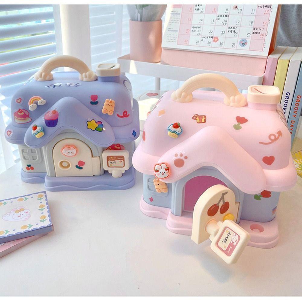 Save Money Password Key Unlocking Cash Dispenser Electronic Piggy Banks Money Saving Box Cash Box