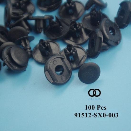 FENDER LINER CLIPS PUSH RETAINER x100 For HONDA CIVIC ACCORD ACURA INTEGRA