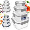 Food containers with lid and seal 4 pcs.