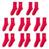 2026 Chinese Zodiac Socks Year of Horse Red Fortune Socks New Year Embroidered Crew Socks Horse Zodiac Year Gifts for Men Women
