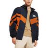 Anta Comprehensive Training Series Logo Print Zip-Up Hooded Windbreaker Men Outerwear Brick-Brown 152237602-2