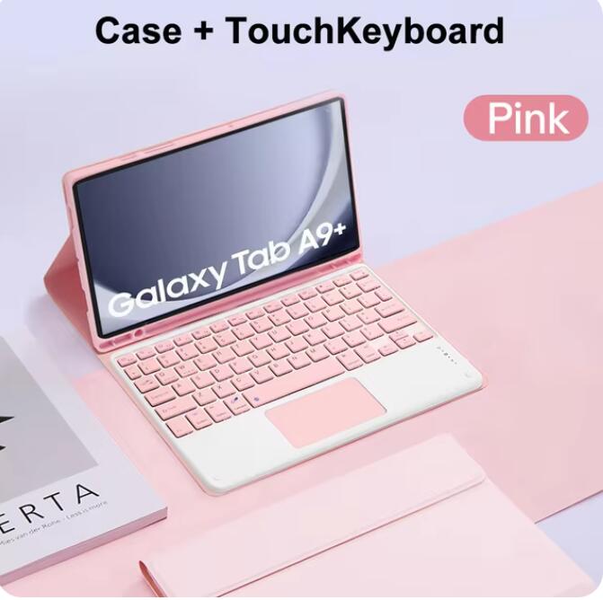 Tablet Keyboard Case For Samsung Galaxy Tab A11 8.7 Inch Cover For Samsung Galaxy Tab A11 8.7 SM-X130 SM-X133 SM-X135 Funda