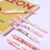 Pastel Pink Ergonomic Press Mechanism Gel Pen, No Smudge Smooth Writing Design, For Teens School Office Daily Use