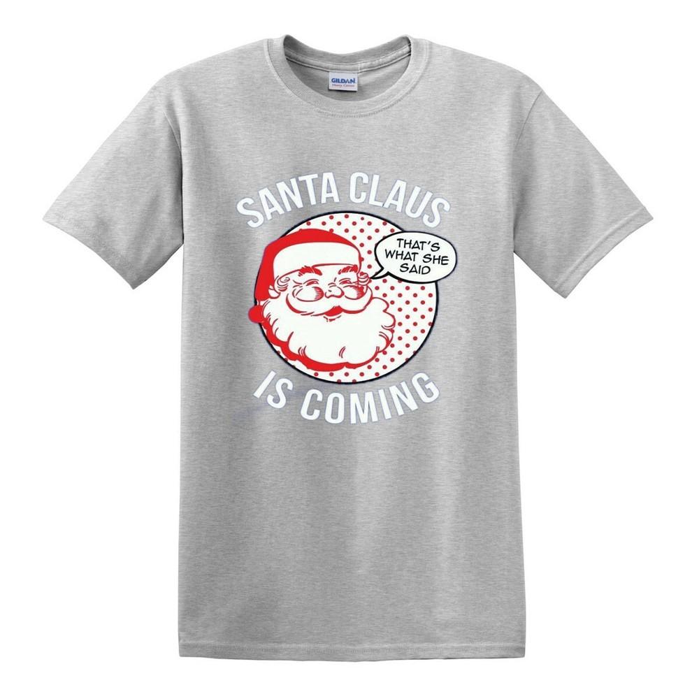 Santa Claus TShirt Xmas Gift Funny Biker Sons of Santa Christmas December Top