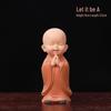 Handmade Cute Little Monk Resin Ornaments for Desktop Decoration