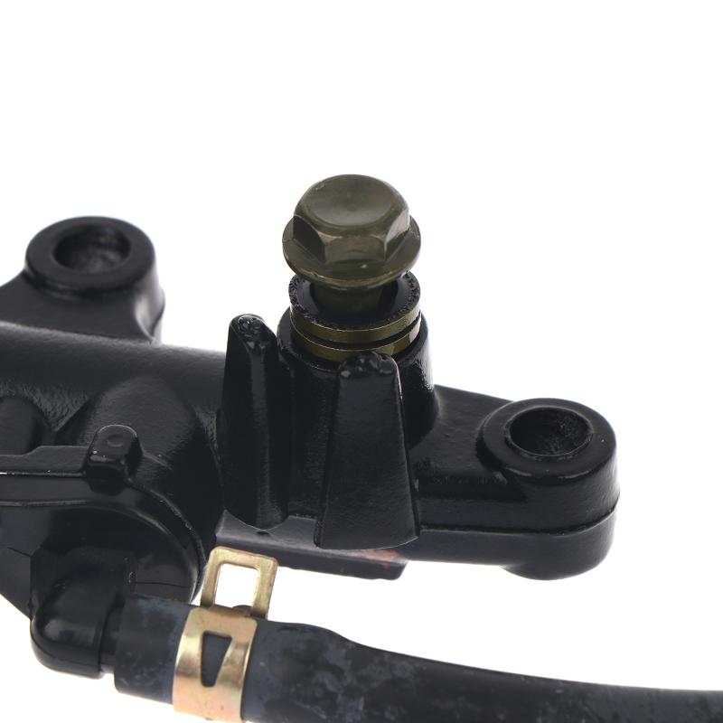 Universal Motorcycle Rear Foot Brake Pump One-line Hydraulic Master Oil Cylinder Durable for Scooter Dirt Bike Refit Upgrade