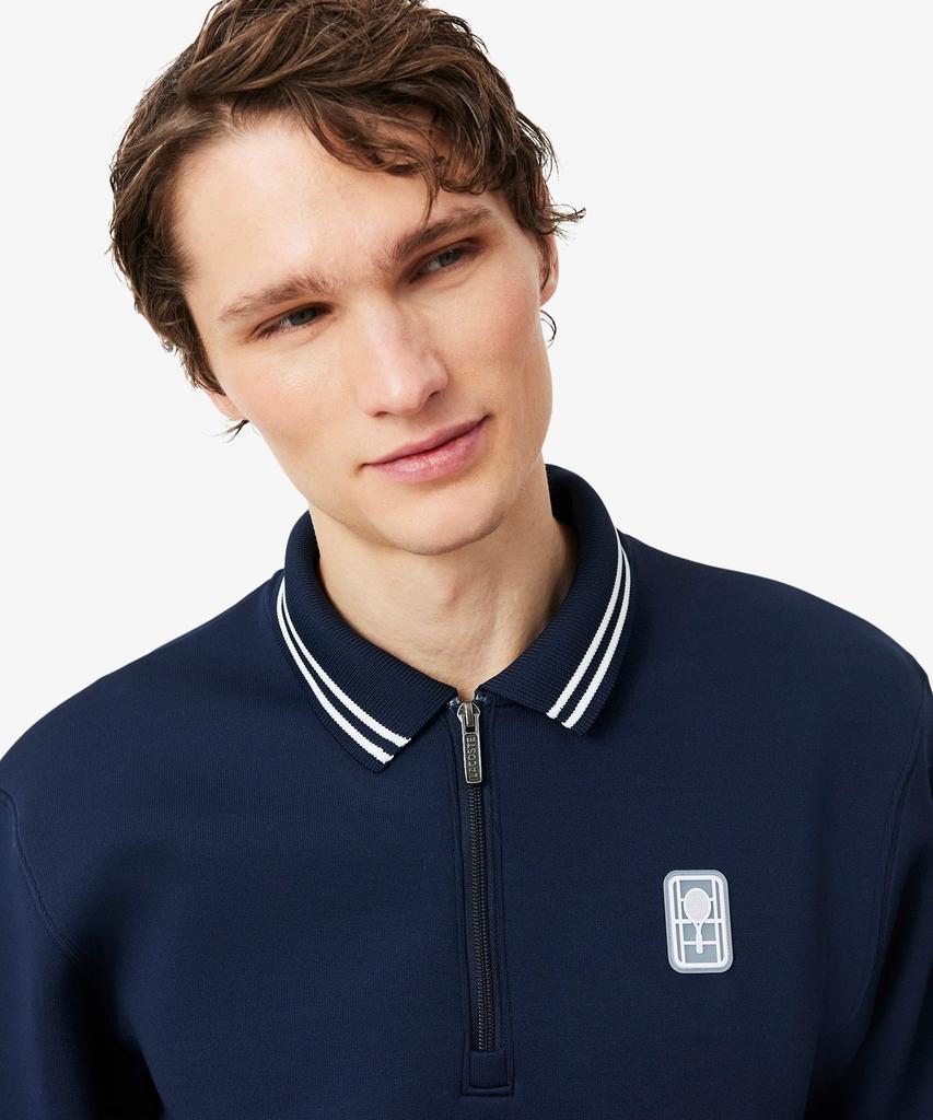 LACOSTE Men'S Tennis Heritage Half-Zip Sweatshirt Sh0271-56G 166