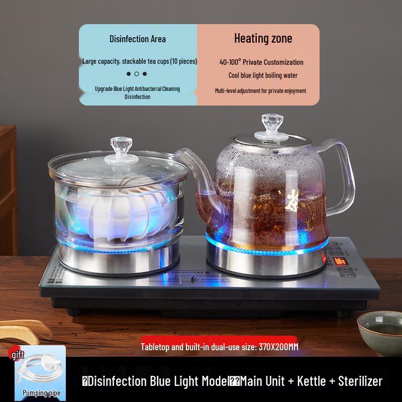 Electric Tea Brewer: Automatic Fill Kettle & Induction Stove
