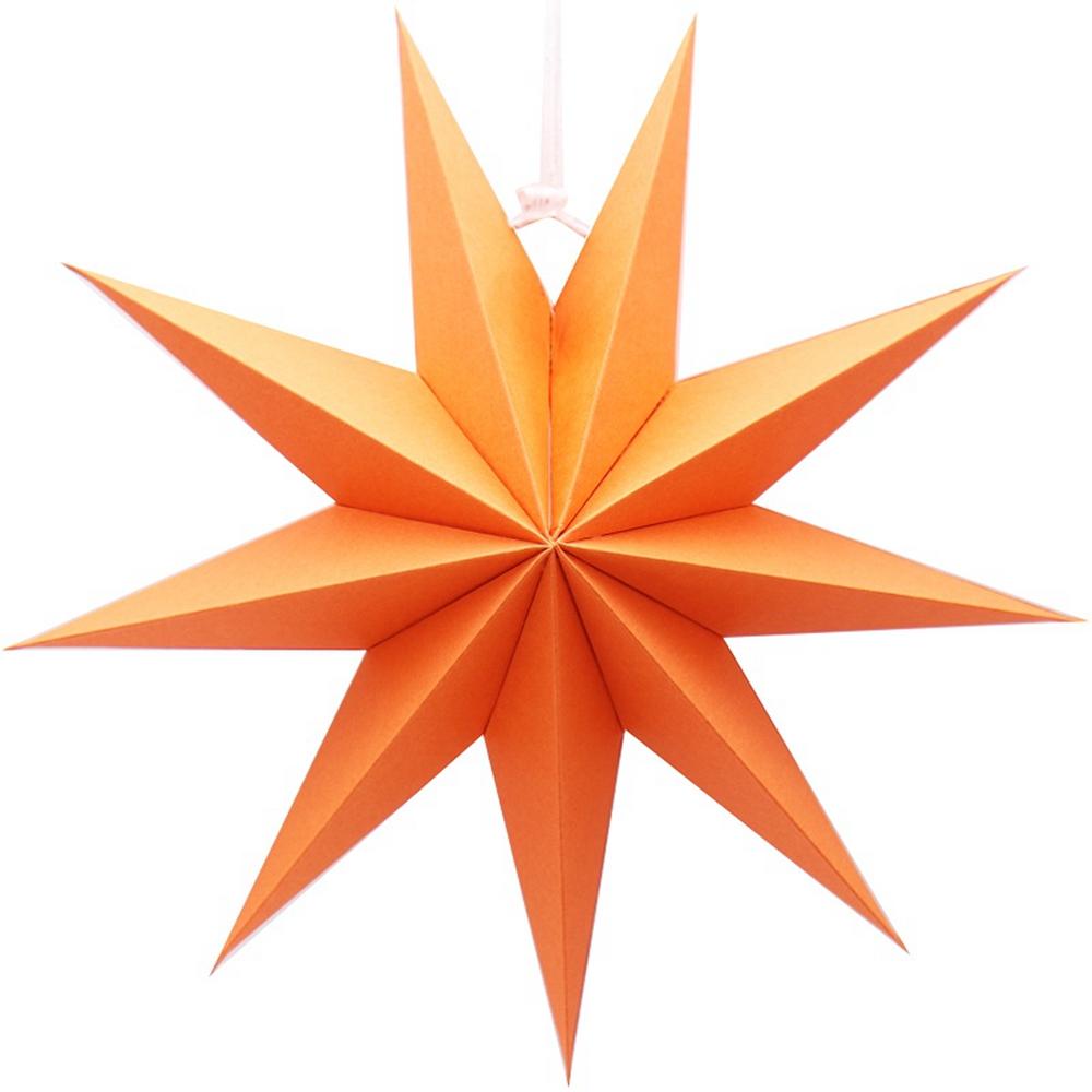 Props Xmas Tree Decoration Party Supplies Paper Star Lantern Christmas Decoration Hanging Ornaments