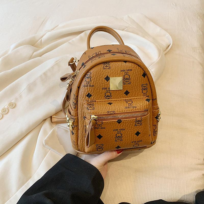 Fashion Niche Backpack Women's 2025 New Foreign Style Summer Popular Large-capacity Girls College Students Portable Backpack