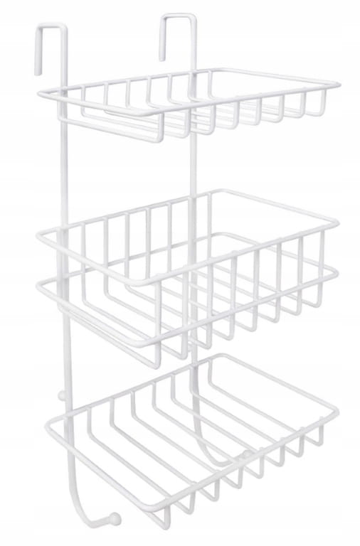 Hanging Wire Shower Shelf, Three Tiers