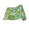 OKA Luance Cupboard Sheet, Approx. 30cm X 120cm, Green (Protection, Storage, Retro Showa Era Floral Pattern)