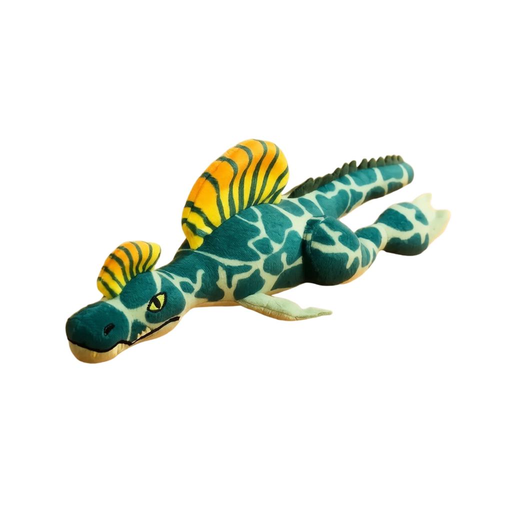 Green Dinosaur Plush Toy Soft Stuffed Animal for Kids Gift