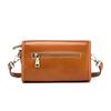 Women's Lightweight Small Crossbody Bag, Summer Genuine Leather Phe & Coin Purse, Cute Shoulder Messenger Pocket for Commuting