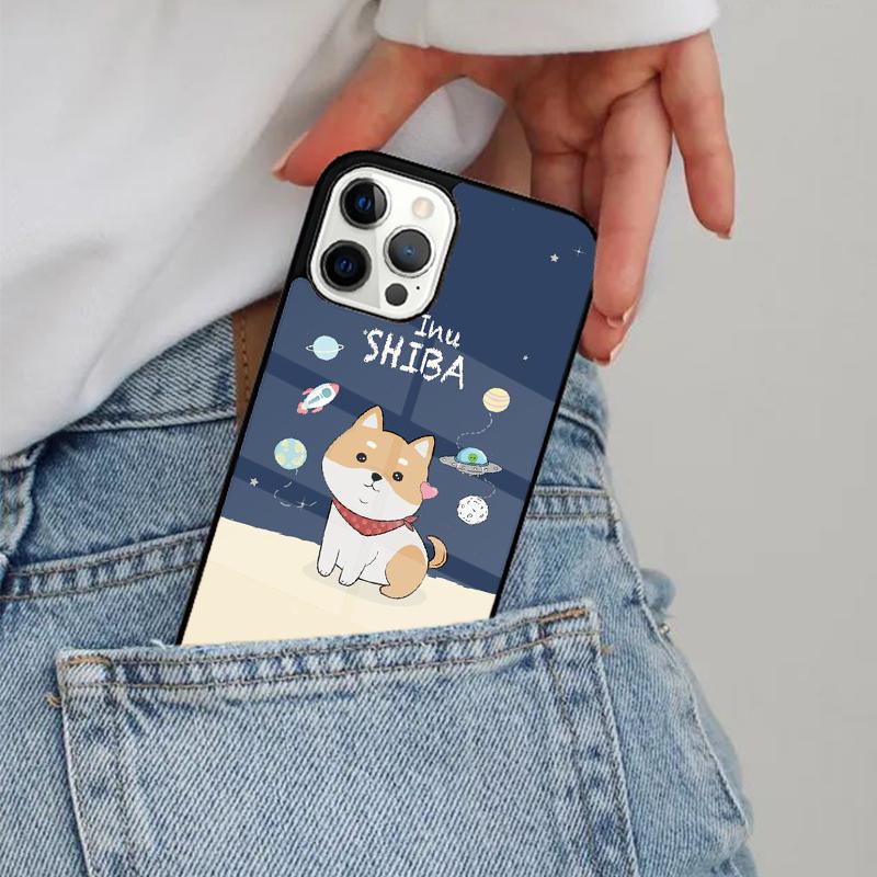 

Shiba Inu Cute Cartoon Art Phone Case Magesafe Magnetic Wireless Cover For iPhone 17 Air 16 16e 11 12 13 14 15 Pro Max Plus iPhone 16pro
