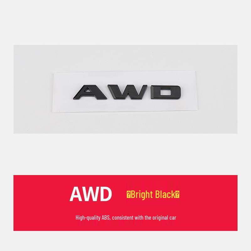 Cadillac CT4/CT5/CT6 AWD 40T XTS ATSL Rear Plastic Emblem for Car Modification