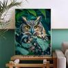 5d DIY Diamond Painting Cross Stitch Cute Animal Owl Diamond Embroidery Mosaic Full Round Drill Home Decor