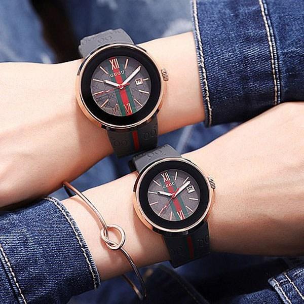 Elux Mall GUOU 8192 Quartz Watch Two Sizes,Korean Popular Watches