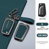 zinc Alloy Leather Car Flip Key Case Cover For S5 Hilux Corolla Avensis Prado Fortuner RAV4  CT IM CHR Shell Fob Accessories JH5