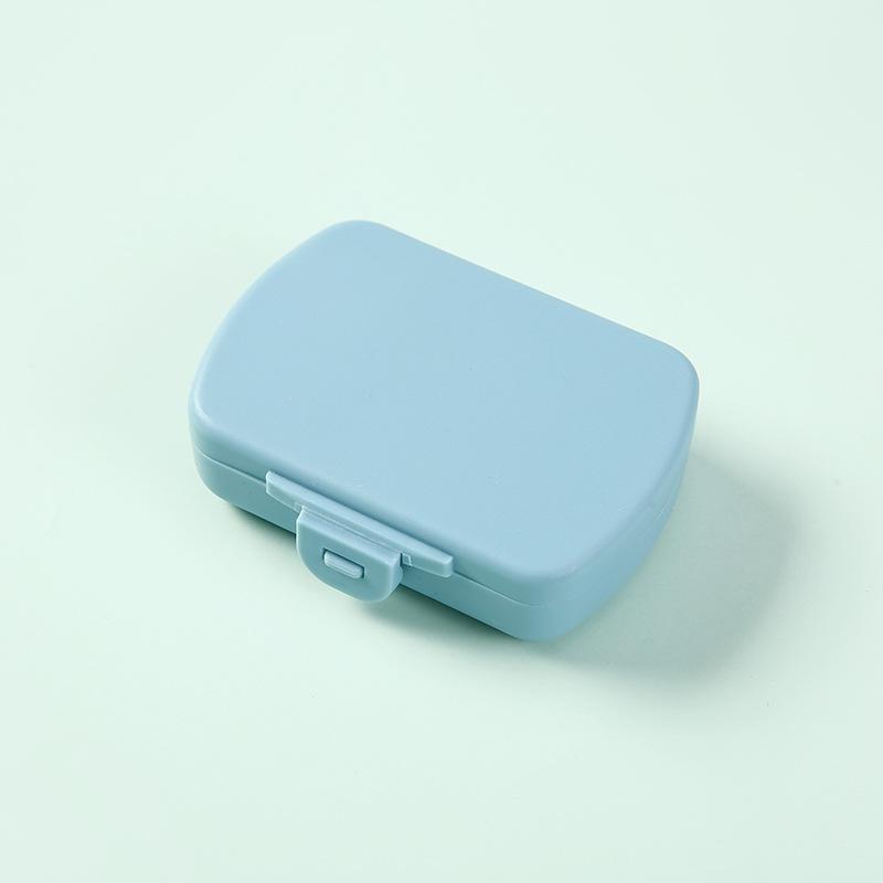 1PC Portable 6-grid Pill Box Drug Storage Box One-week Pill Box Sub-packing Box Small Pill Box Portable Pill Box