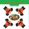 4-Piece Right Angle Woodworking Clamp Set for Picture Frames, 90° Quick Clamp Tool