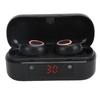 V7 Wireless Bluetooth 5.0 Headset Stereo 8D HiFi Sound Earbuds with Charging Compartment