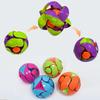 25122303 Fun Color Changing Ball Hand Throwing Sensory Decompression Accessory For Kids Adults Gift Double Magic Color Ball Toys