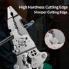 Foldable Multifunctional Stripping Pliers 18 IN 1 Electrician Crimping Pliers  Voltage Detection