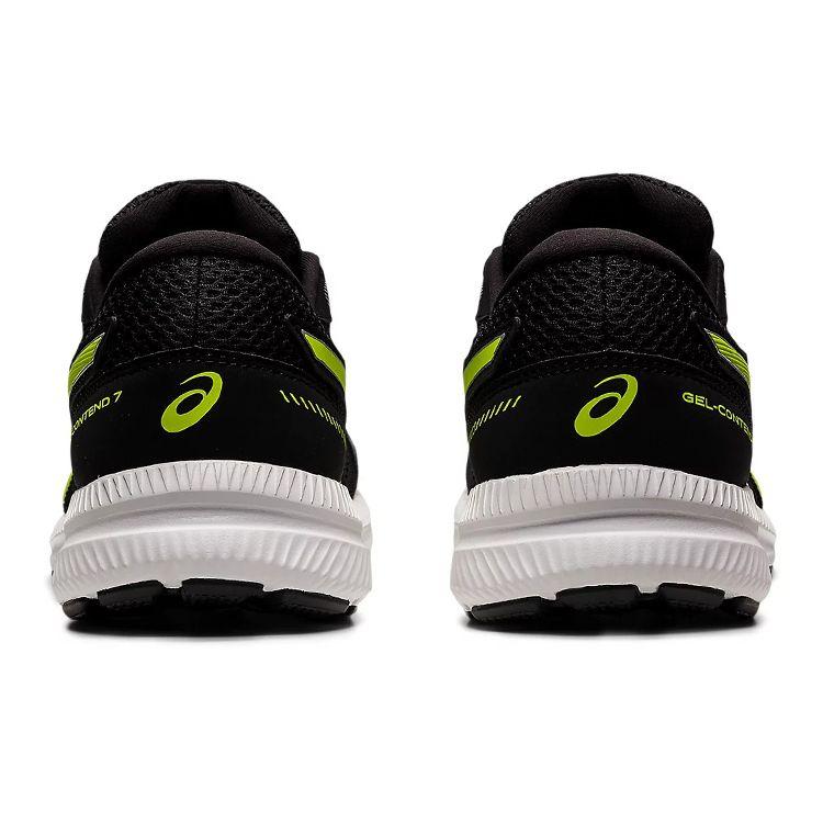 Asics Gel Contend 7 Schwarz Reines Silber Herren Sneaker 1011B040-009