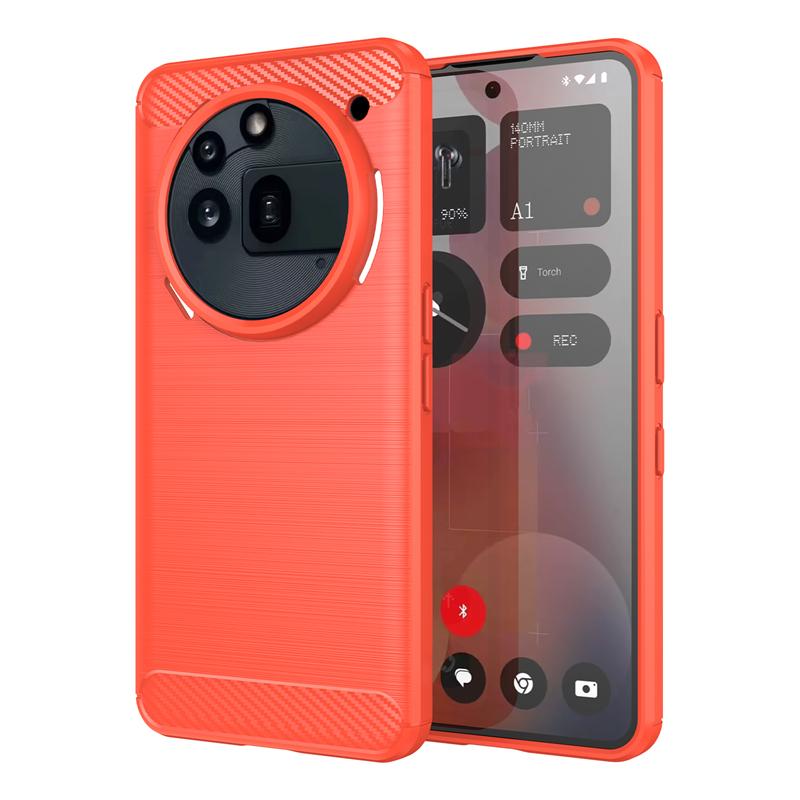For Nothing Phone 3a Pro Case Anti-knock Silicone Carbon Fiber Cover For Nothing Phone 3a Pro Case For Nothing Phone 3a Pro Case