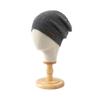 Women's 100% Cashmere Knit Slouchy Beanie Hat Textured Pattern Warm Soft Cozy Winter Casual Cap Cold Weather Headwear Accessory