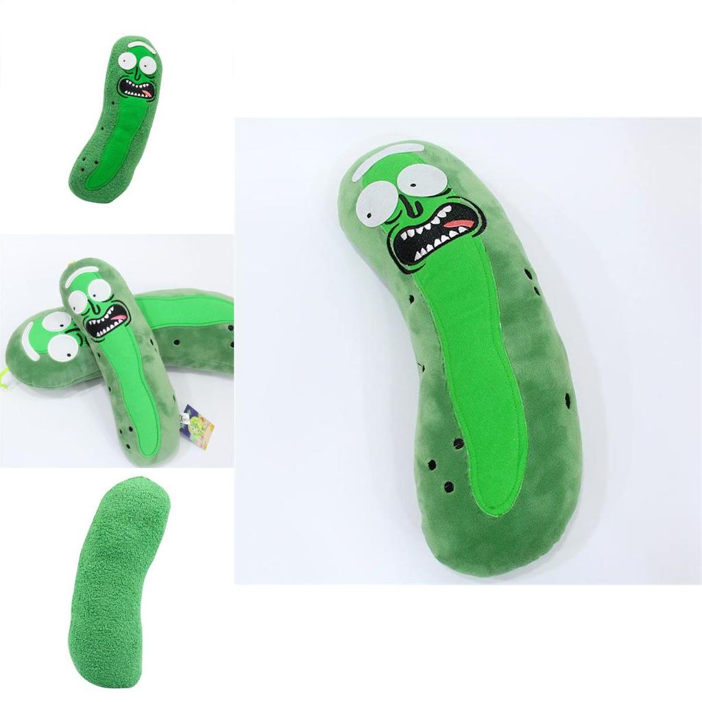 Rick And Morty Gurka Gosedjur Med PP-Bomull För Barnpresent Och Samlarobjekt