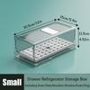 Refrigerator Organizer, Pantry Organization and Storage Bins,Plastic Stackable Storage Bins with Drawers, for Fridge Kitchen
