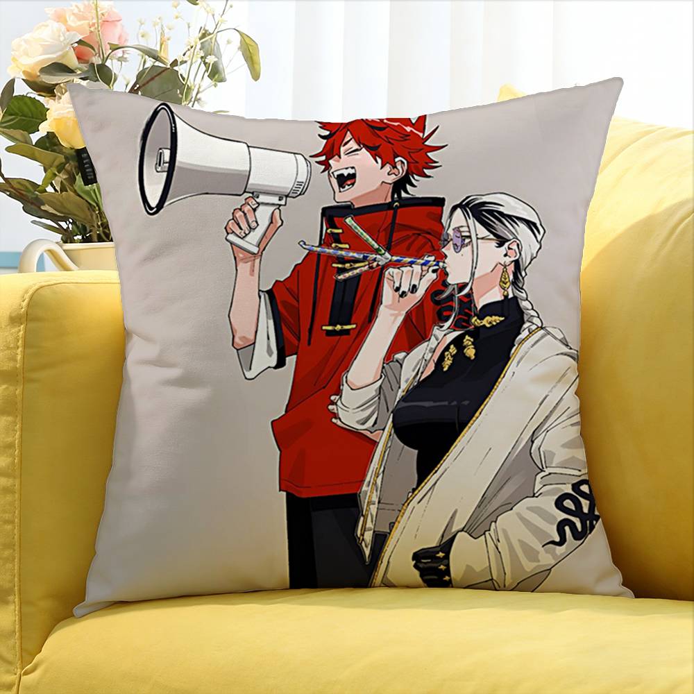 GGokurakugai Various Sizes Square Pillow Case For Car Home Bedchamber Decor