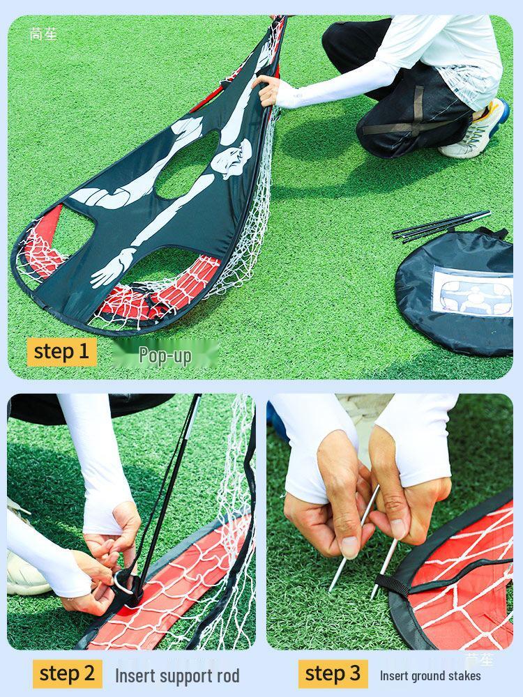Foldable Children's Soccer Goal for Indoor & Outdoor Use