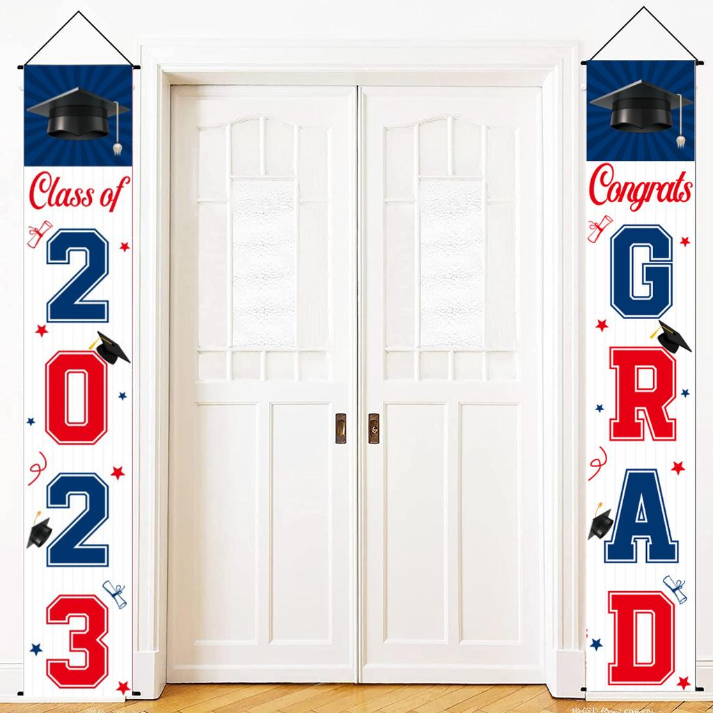 Grad Congrats Graduation Gateway Graduation Party Courtyard Arrangement Door Curtain Poster Customization