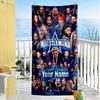 Wrestlemania Customized Name Beach Towel Soft Durable Quick-Dry Portable for SwimmingBeachCamping Travel Beach AccessoriesGym