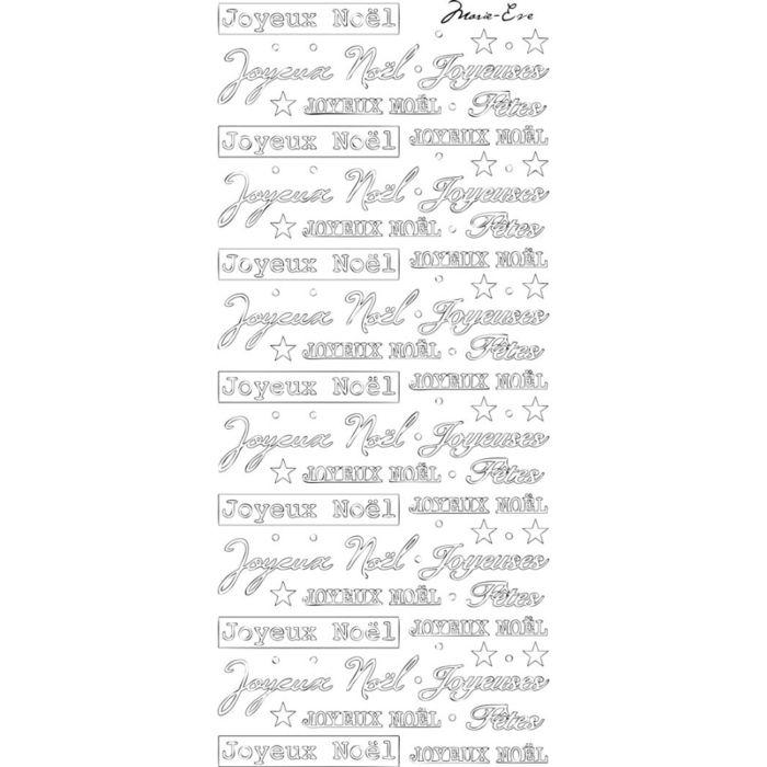 PEEL OFF'S MERRY CHRISTMAS RED 105x232