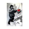 Banksy Graffiti-Kunst auf Leinwand, Gemälde an der Wand, Kunst, Poster und Drucke für Wohnzimmer, Home-Office, Dekoration, rahmenloses Dekor, Geschenke