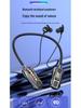 M101S Bluetooth Neckband Earphones with Long Battery, TF Card Support, Karaoke, and Back-In Ear Design.