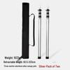 OEING 2.3M Adjustable Aluminum Tarp Poles (2-Pack)