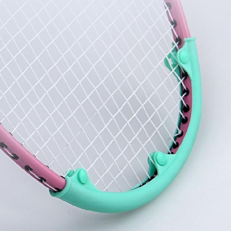 Badminton Racquet Curved Protection Sleeve Beginner Racket Head Protector Front Frame Head Case Edge Protective Cover