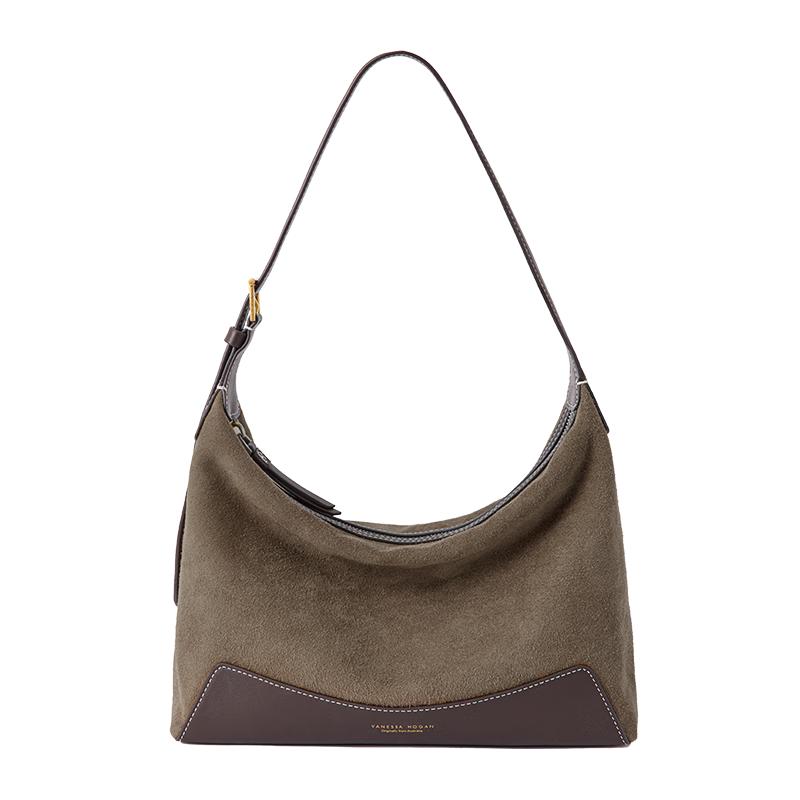 Сумка-хобо на плечо из замши Vanessa Hogan Xinran