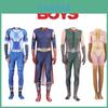 The Boys Cosplay Kostümü Yetişkinler Çocuklar İçin Homelander A-train Starlight Cadılar Bayramı