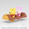 Aoshima Bunka Kyozai Rak-pla Tokotoko No.DP-15 Winnie the Pooh & Piglet Color-Coded Plastic Model Kit
