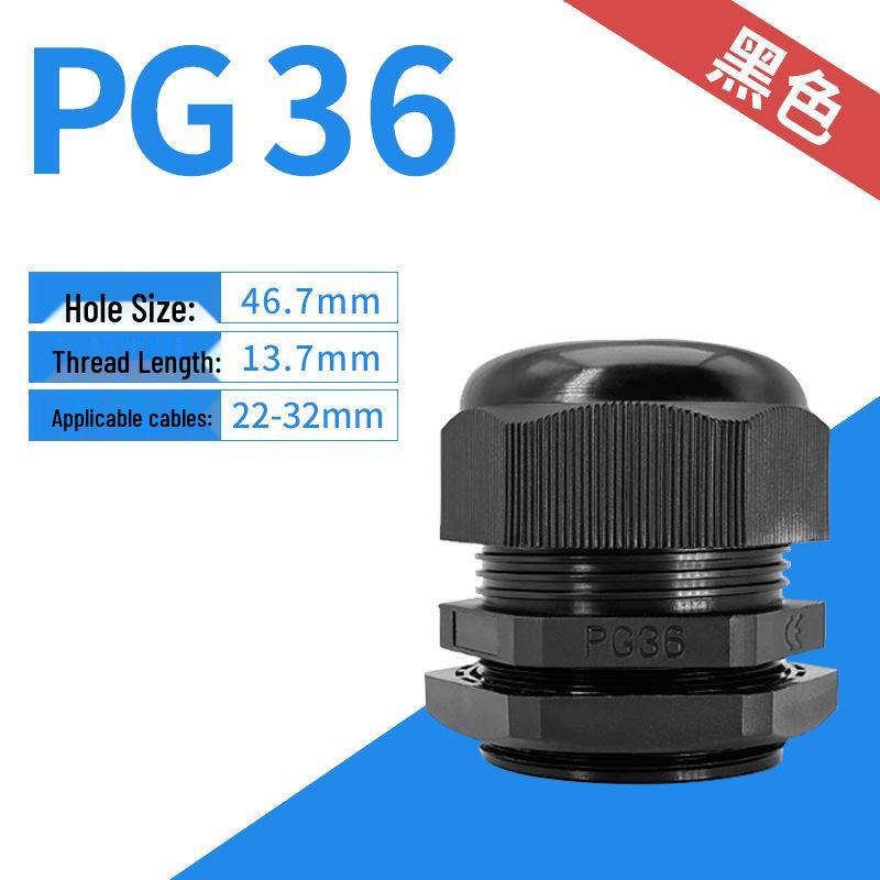 Nylon Waterproof Cable Connector - PG7/9/11/M12/M16 Sealing Gland