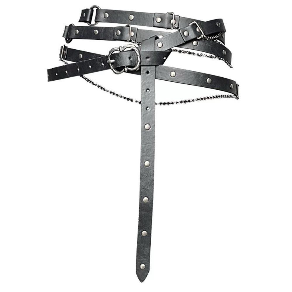 

Adjustable Viking Waist Belts Metal Pin Buckle Chain Belt Suit Outfit