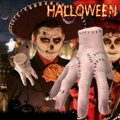 Mano Cosa Halloween Spaventoso Oggetti di Scena Mano Finta Scherzo Realistico Creativo Figurina Decorazione Artigianato Scultura Mercoledì Decorazione Dimensione Reale
