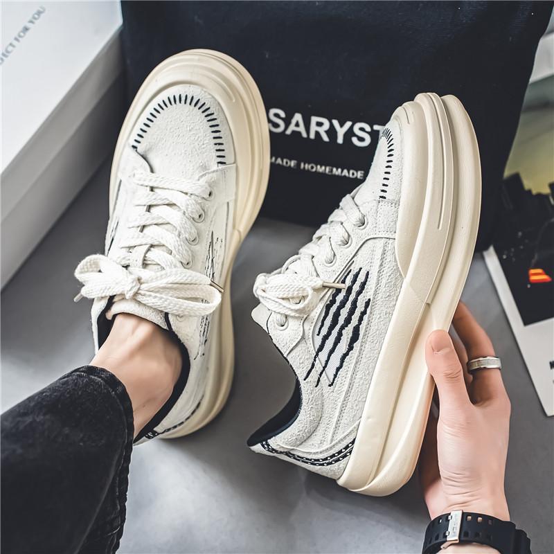 22 autumn ins tide student platform dad shoes handsome platform heightening sports casual board shoes
